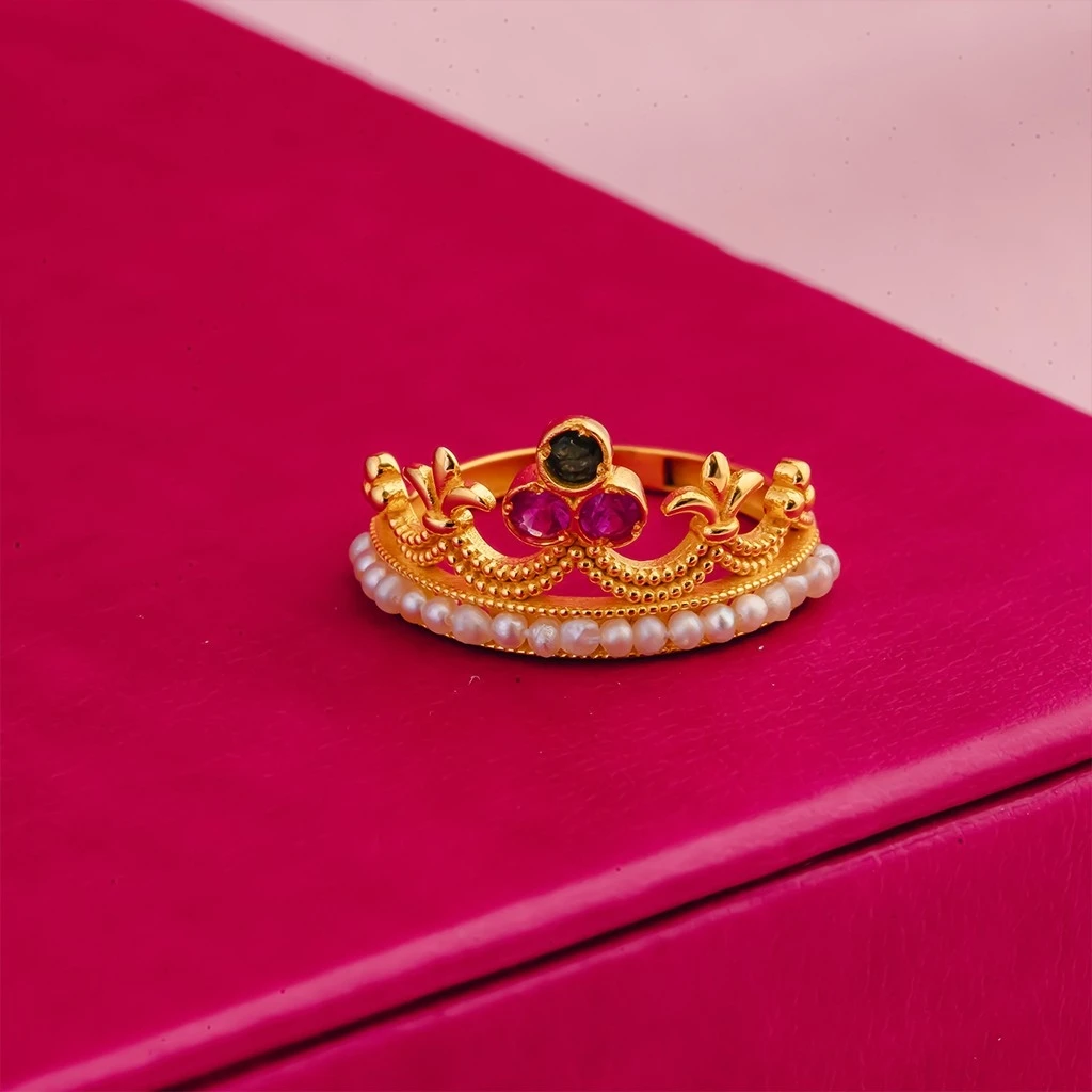LJ040:Crown Ring